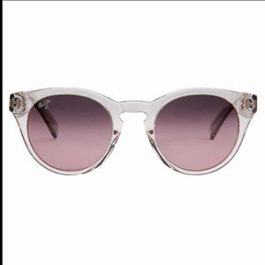 Maui Jim Dragonfly Translucent Pink Sunglasses